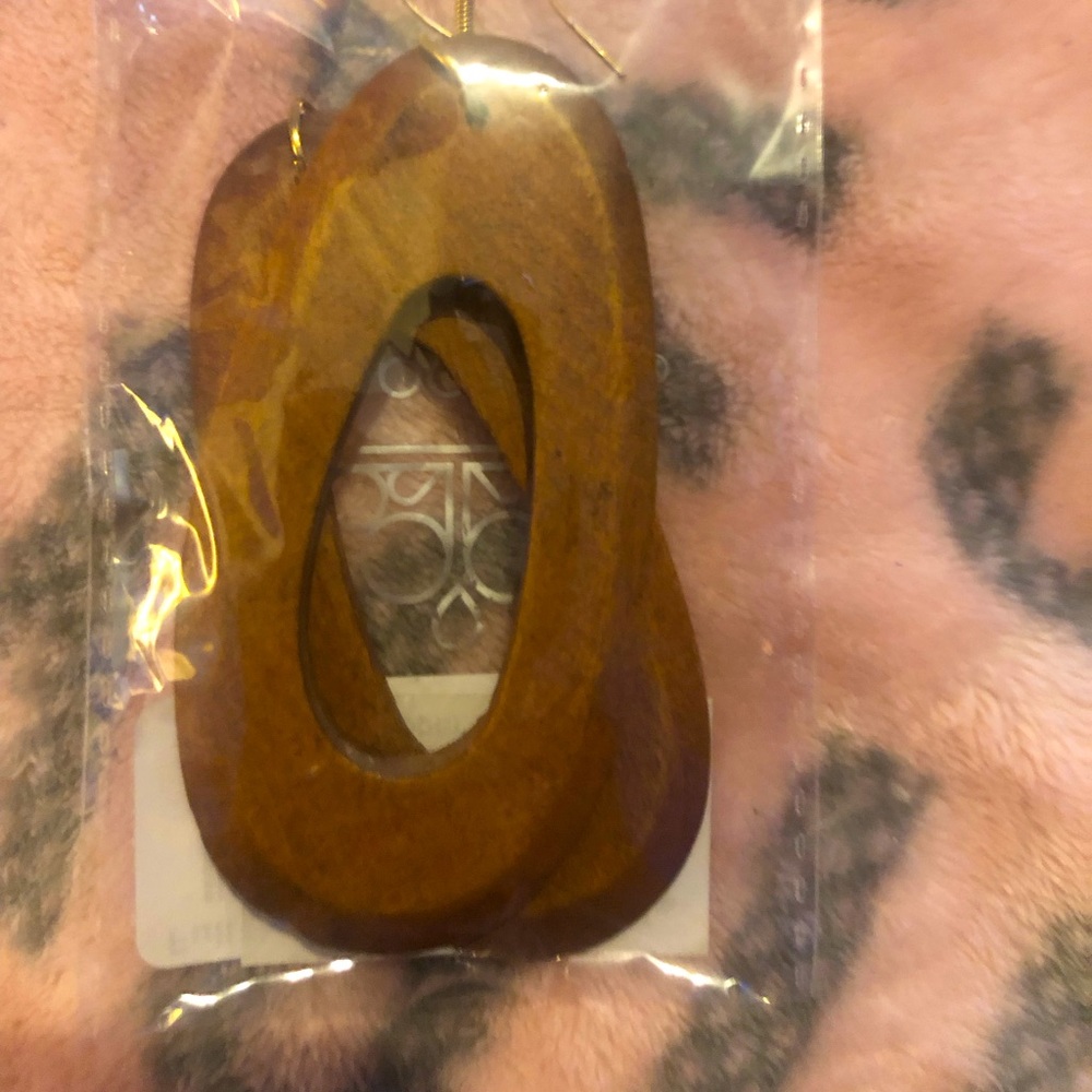 Womens wooden earrings
